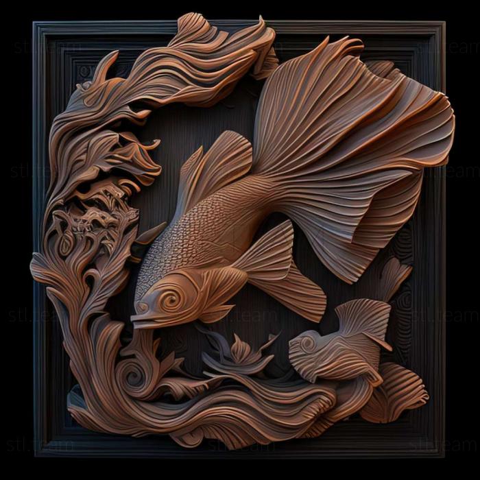 Fighting fish fish